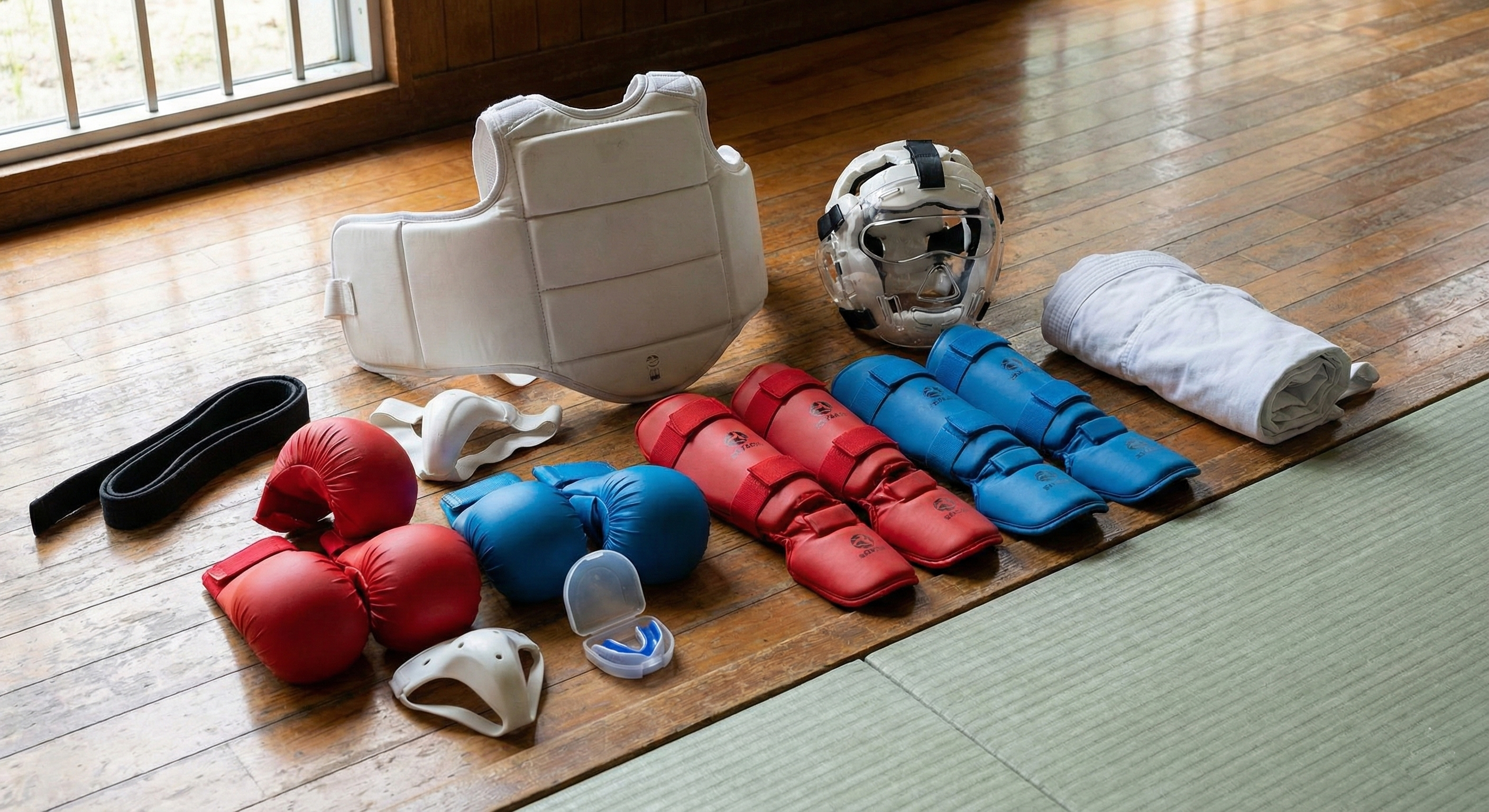 معدات الحماية في أكاديمية الشوتكان